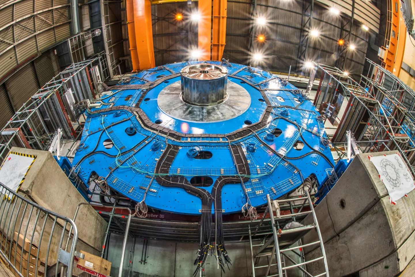 ATLAS New Small Wheel Upgrade – activities resumed after down-time from COVID-19