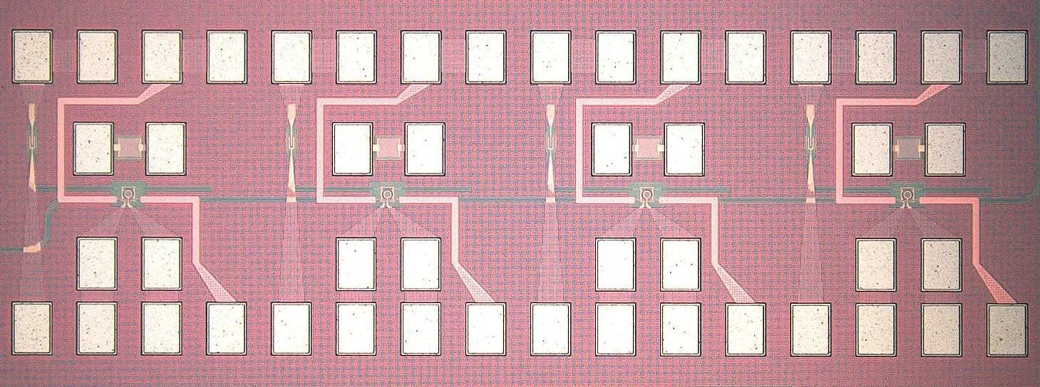 Silicon Photonics Circuits for Integrated Optical Readout of future High Energy Physics detectors