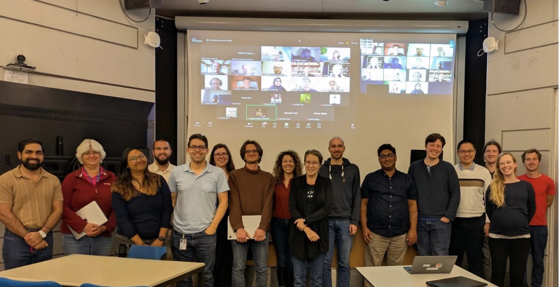 Group photo Dark Showers 2025 EP newsletter