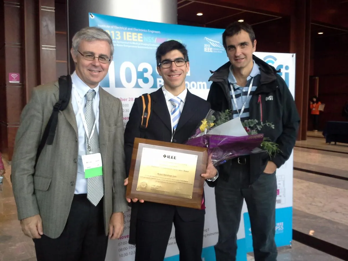 Young scientist from PH/ESE group wins IEEE Nuclear and Plasma Sciences Society 2013 Radiation Instrumentation Early Career Award