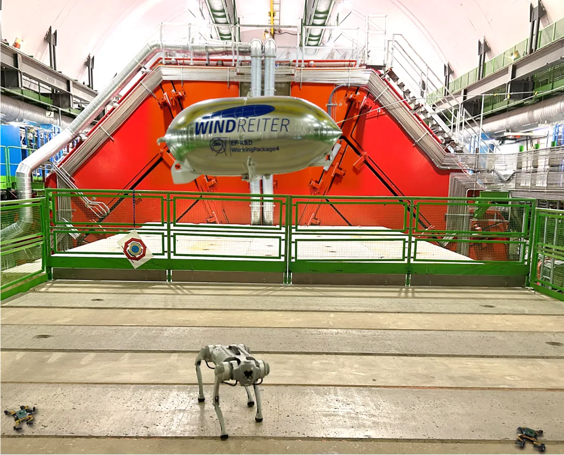 Future Robotic Residents in Experimental Caverns: Advancements in Detector Technology at CERN’s EP Department